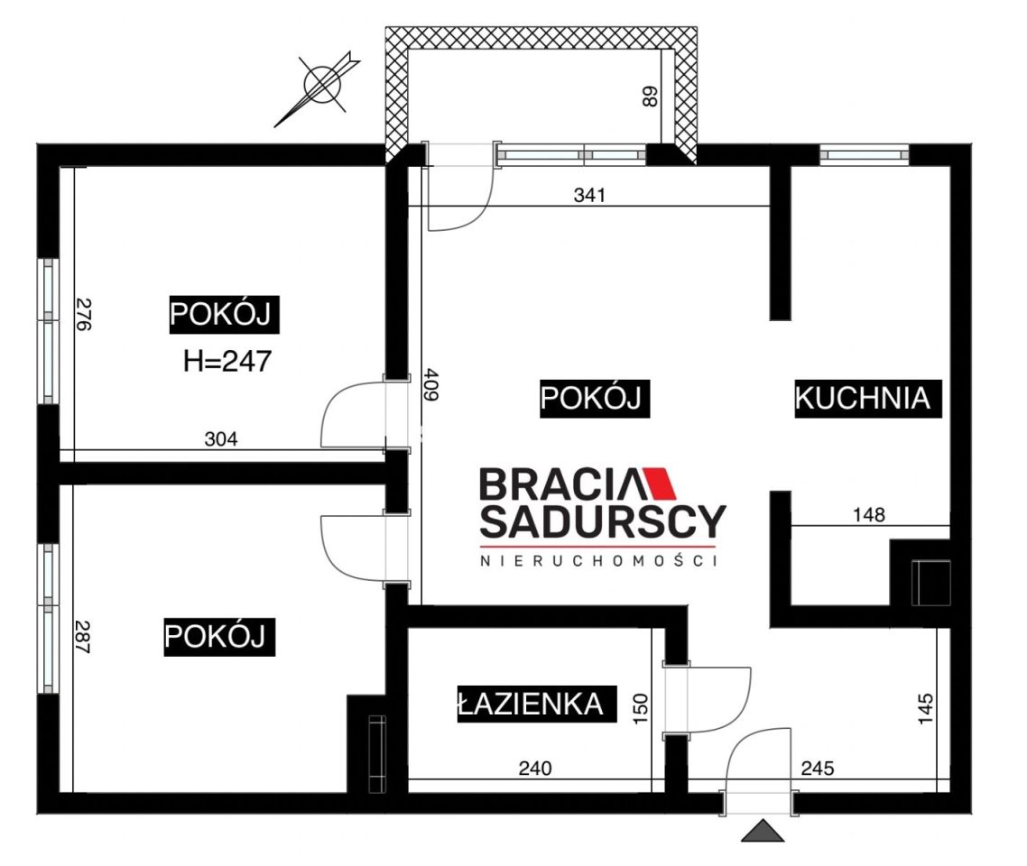Mieszkanie 3-pokojowe Kraków Bieńczyce, os. Jagiellońskie. Zdjęcie 30