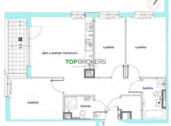 Mieszkanie 4-pokojowe Warszawa Targówek, ul. Wierna. Zdjęcie 9