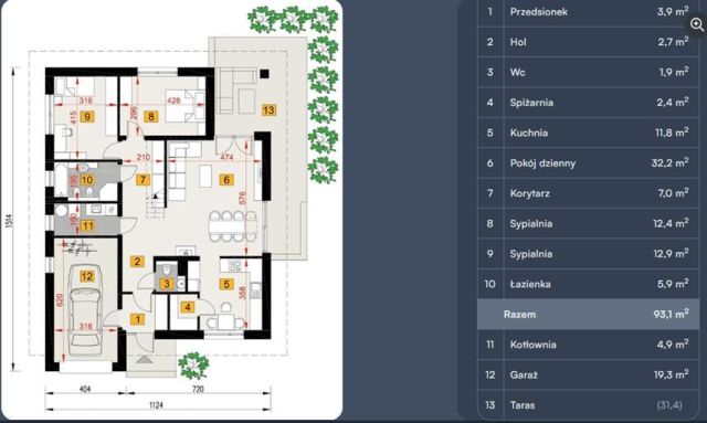 dom wolnostojący, 3 pokoje Dąbrówka. Zdjęcie 3