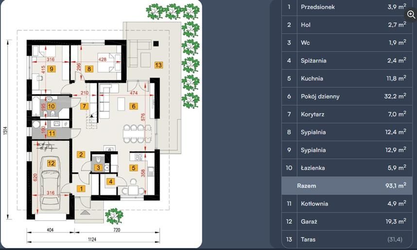 dom wolnostojący, 3 pokoje Dąbrówka. Zdjęcie 3