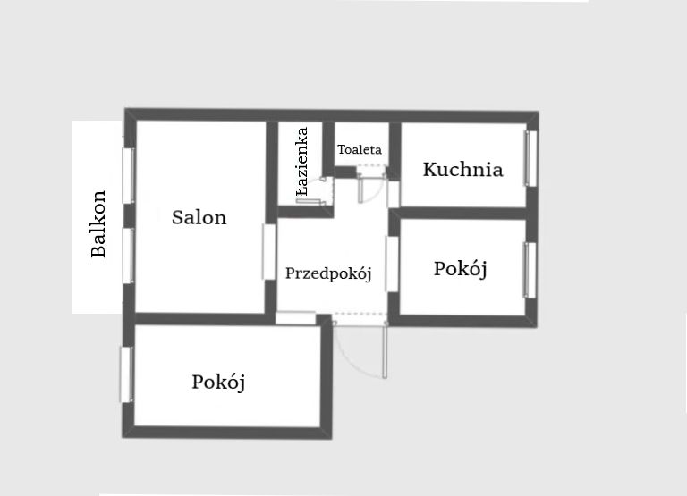 Mieszkanie 3-pokojowe Łódź Retkinia, ul. Olimpijska. Zdjęcie 17