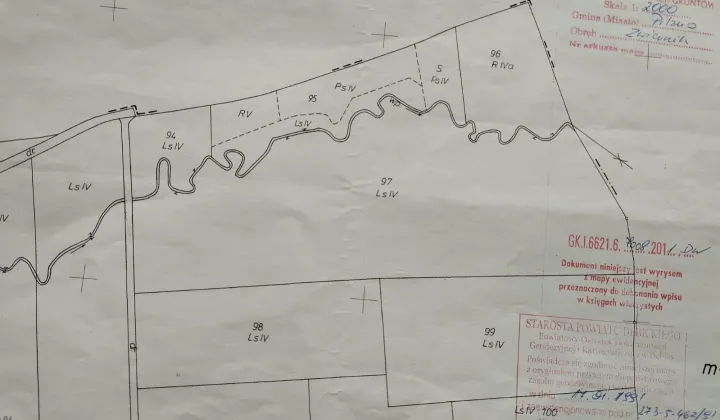 Działka leśna Zwiernik