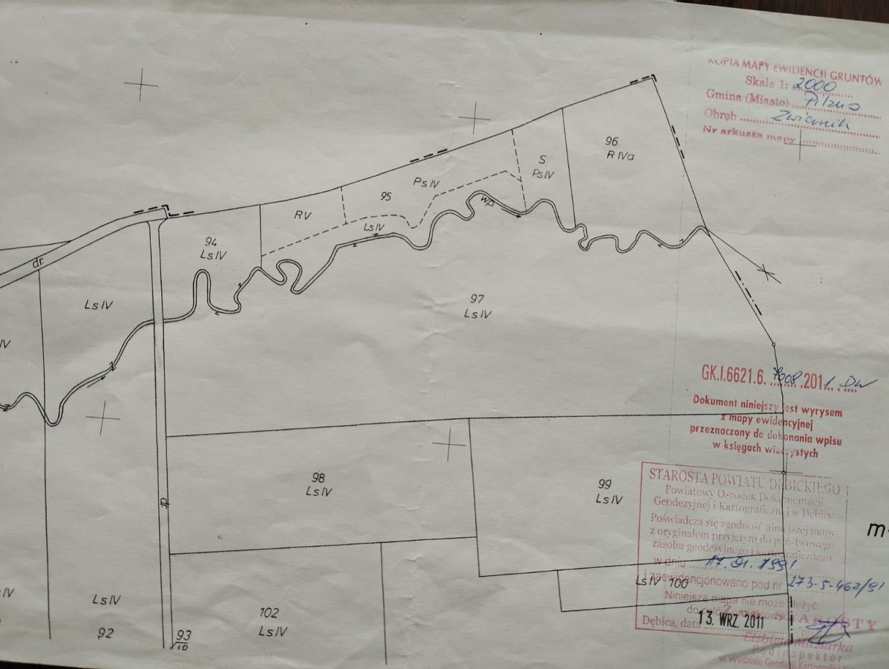 Działka leśna Zwiernik