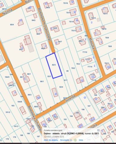 Działka budowlana Dębno, ul. Bolesława Krzywoustego. Zdjęcie 1