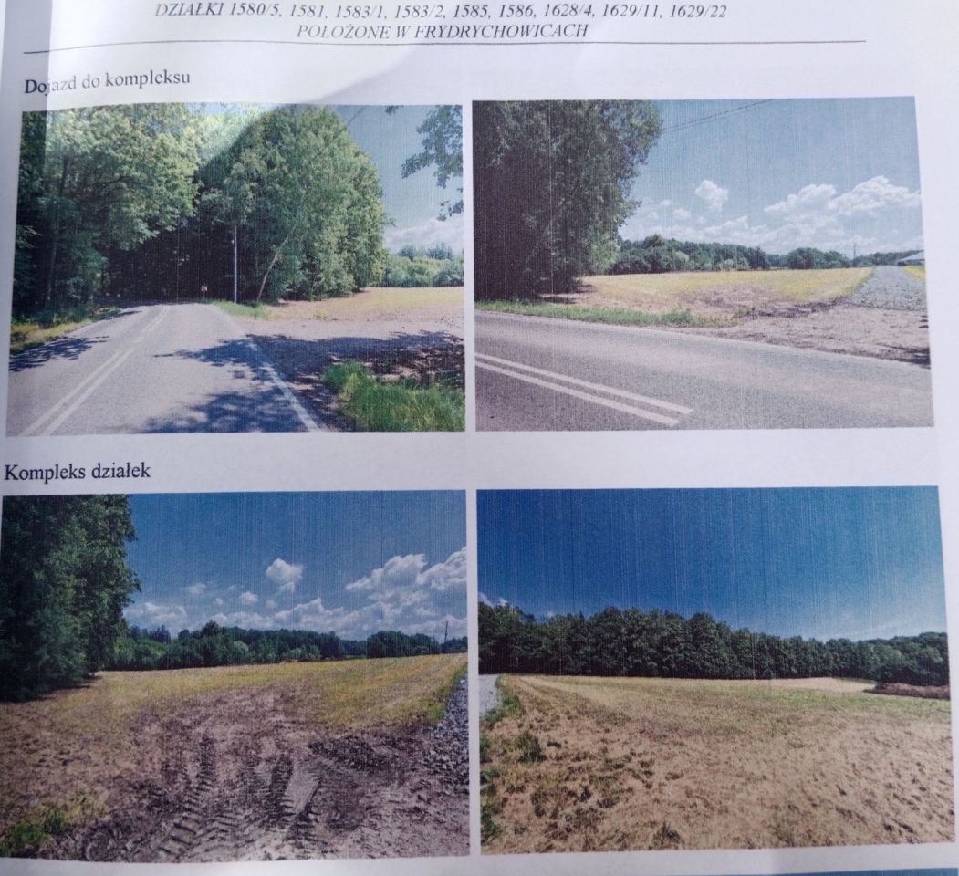 Działka rolno-budowlana Frydrychowice, ul. Dworska. Zdjęcie 3