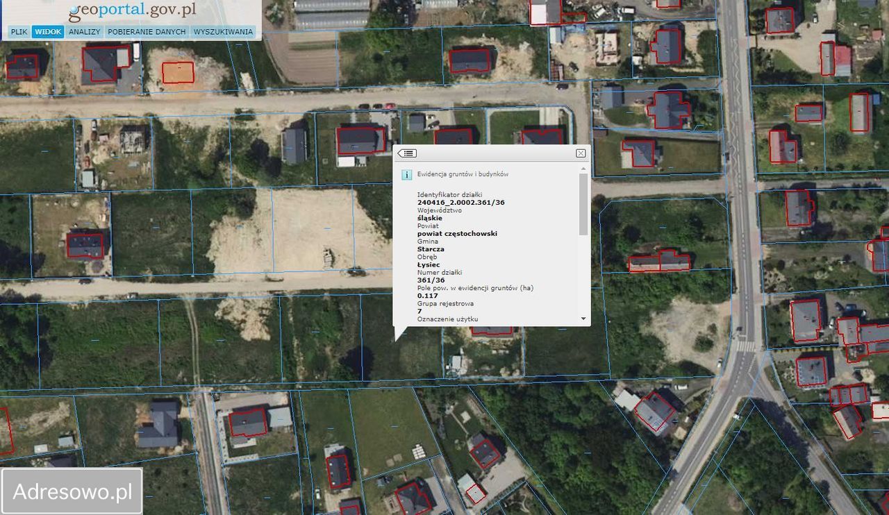 Działka budowlana Łysiec, ul. Dębowa. Zdjęcie 4