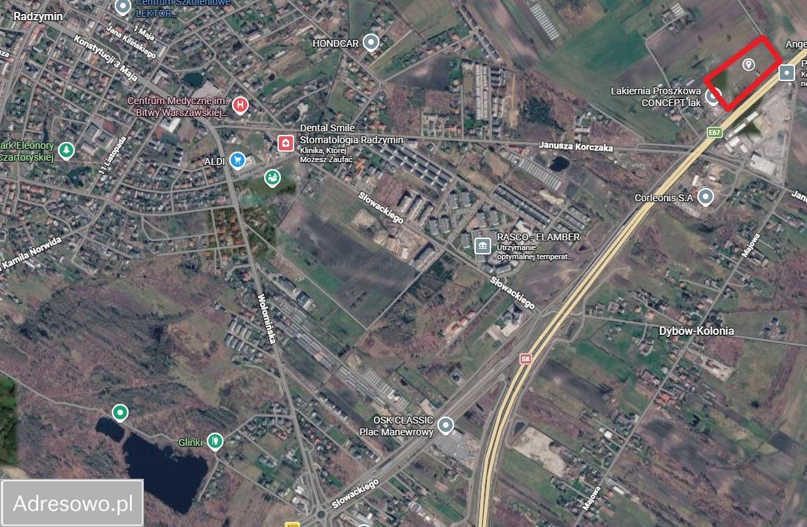 Działka inwestycyjna Radzymin, ul. księdza Teofila Kozłowskiego. Zdjęcie 3