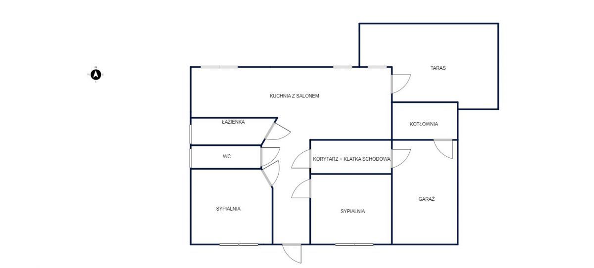 dom wolnostojący, 3 pokoje Tarnobrzeg Zakrzów, ul. Ojca Damiana Stanisława Węgla. Zdjęcie 15