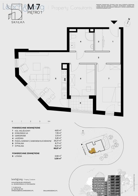 Mieszkanie 3-pokojowe Kraków Dębniki, ul. Ceglarska. Zdjęcie 6