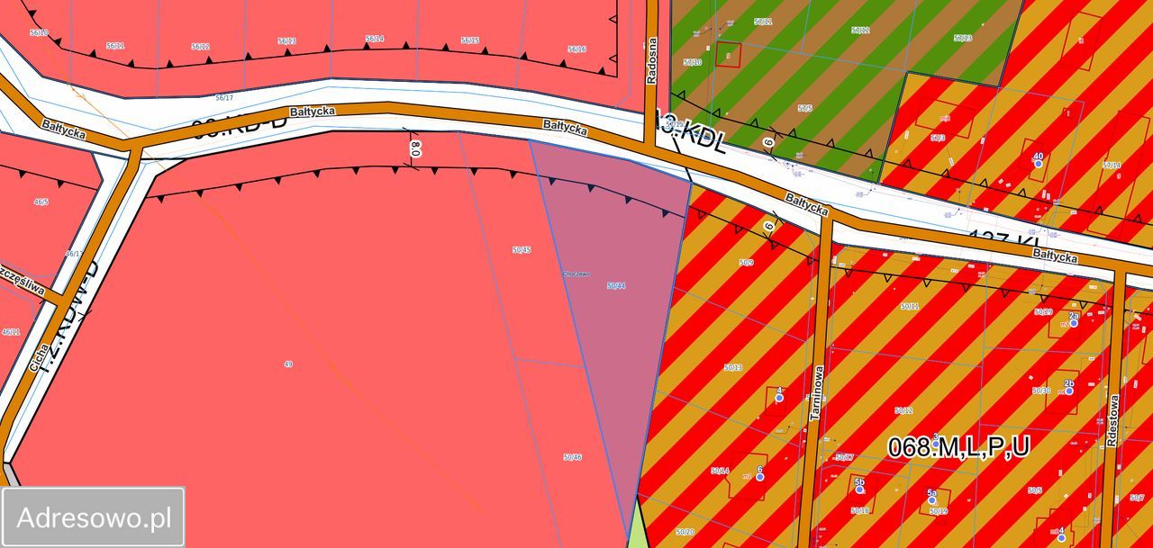 Działka inwestycyjna Lubiatowo, ul. Bałtycka. Zdjęcie 9