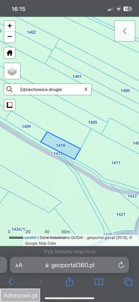 Działka rolna Zdziechowice Drugie. Zdjęcie 2