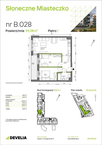 Mieszkanie 3-pokojowe Kraków Bieżanów, ul. Henryka i Karola Czeczów. Zdjęcie 7