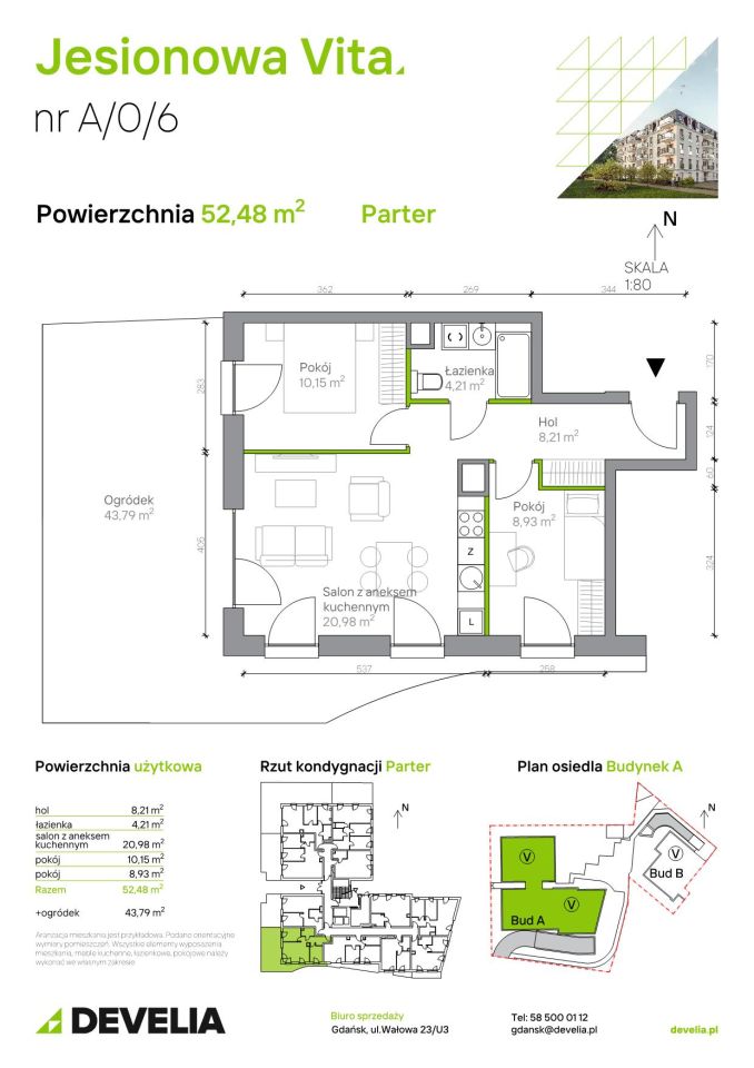 Mieszkanie 3-pokojowe Gdańsk Wrzeszcz, ul. Jesionowa. Zdjęcie 6