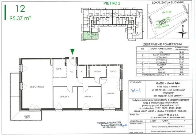 Mieszkanie 4-pokojowe Łódź Koziny, ul. Marcina Kasprzaka. Zdjęcie 3