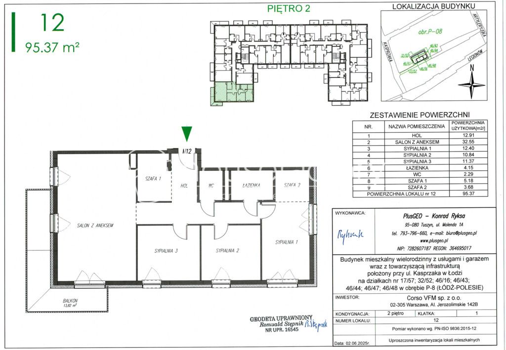 Mieszkanie 4-pokojowe Łódź Koziny, ul. Marcina Kasprzaka. Zdjęcie 1