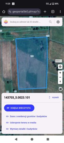 Działka rolna Purzyce. Zdjęcie 1