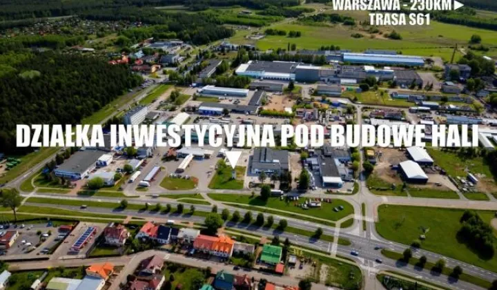 Działka inwestycyjna Ełk Zatorze, ul. Podmiejska