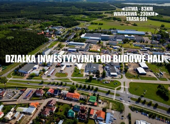 Działka inwestycyjna Ełk Zatorze, ul. Podmiejska. Zdjęcie 1