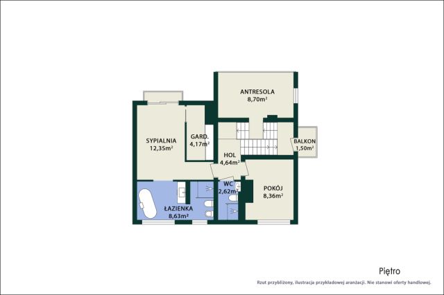 bliźniak, 6 pokoi Warszawa Bielany, ul. Klaudyny. Zdjęcie 48