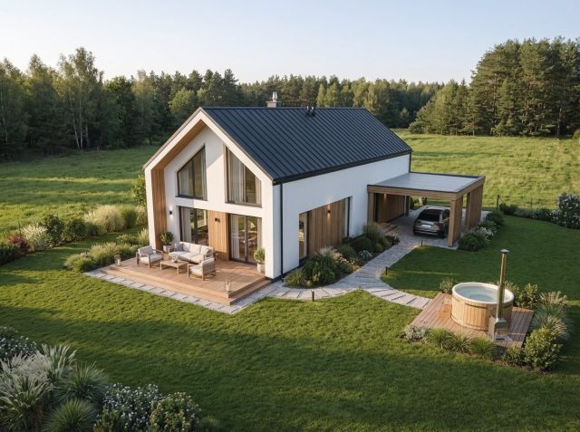 dom wolnostojący, 5 pokoi Dalny Las. Zdjęcie 1