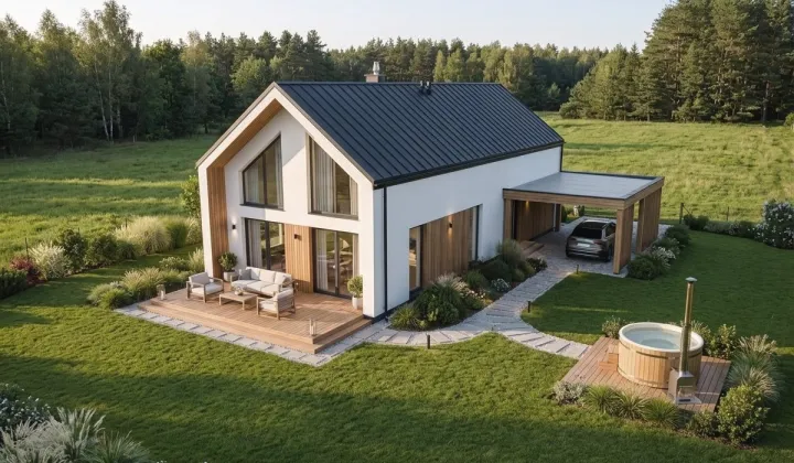 dom wolnostojący, 5 pokoi Dalny Las