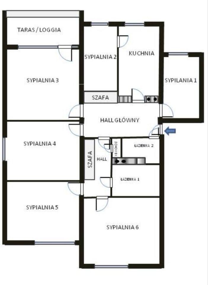 Mieszkanie 5-pokojowe Warszawa Nowe Miasto, ul. Nowiniarska. Zdjęcie 2