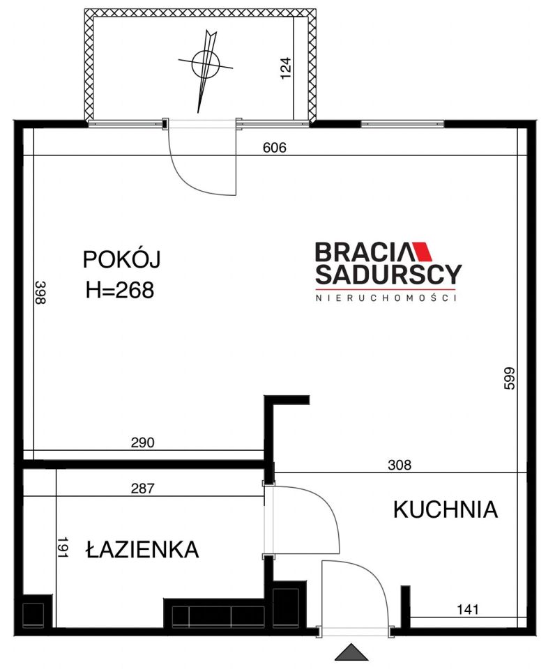 Mieszkanie 1-pokojowe Kraków Bronowice, ul. prof. Stefana Myczkowskiego. Zdjęcie 15