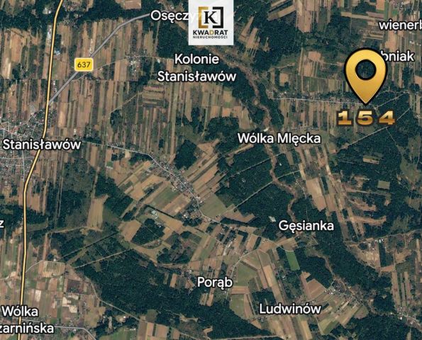 Działka budowlana Wólka Mlęcka. Zdjęcie 5