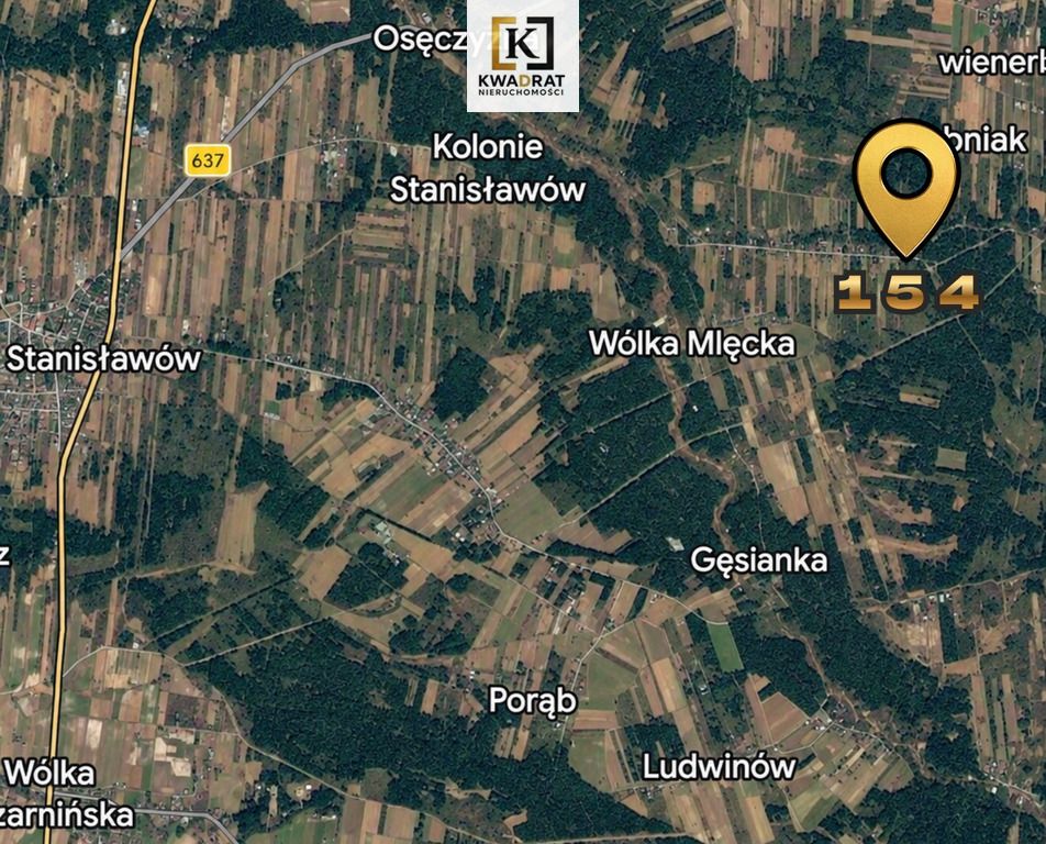Działka budowlana Wólka Mlęcka. Zdjęcie 5