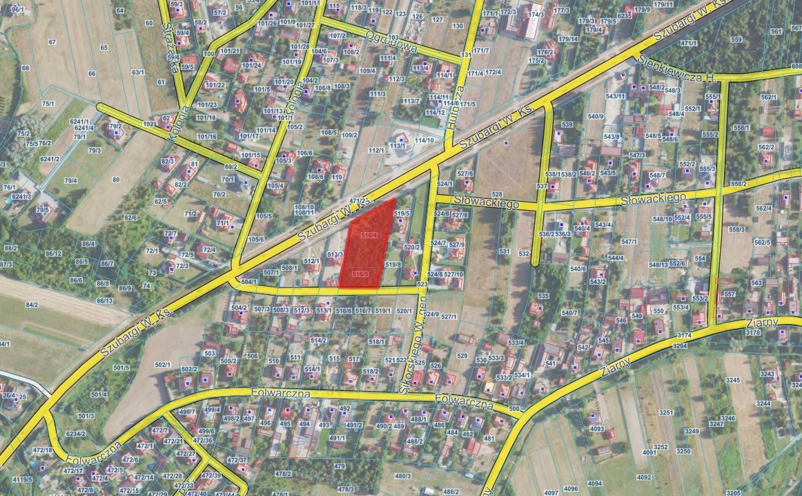 Działka budowlana Pysznica Podborek, ul. ks. Władysława Szubargi. Zdjęcie 2