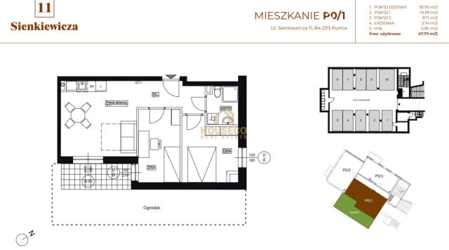 Mieszkanie 3-pokojowe Rumia Centrum, ul. Sienkiewicza. Zdjęcie 4