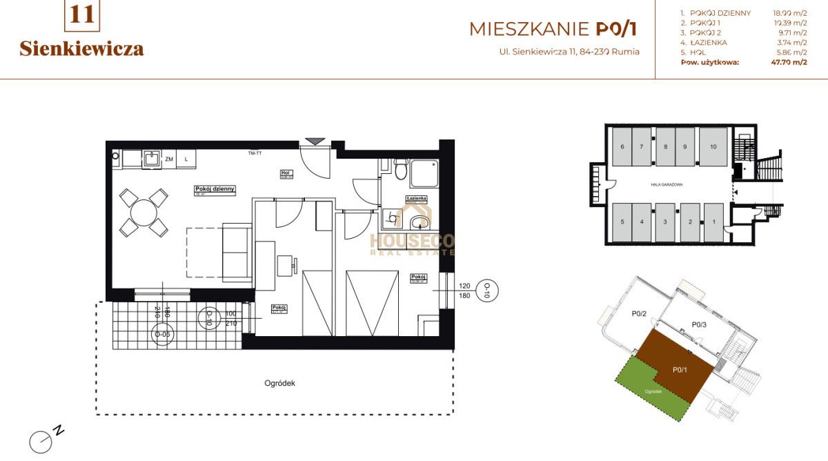 Mieszkanie 3-pokojowe Rumia Centrum, ul. Sienkiewicza. Zdjęcie 4