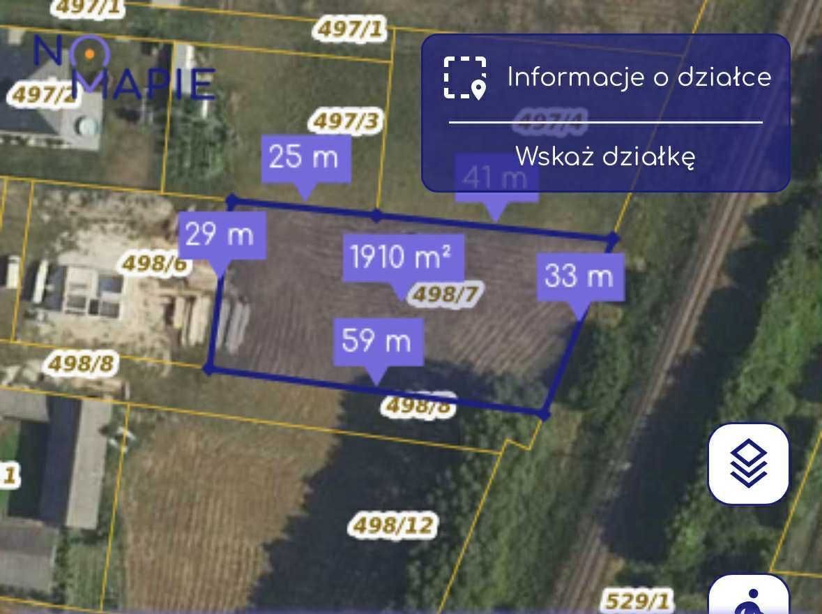 Działka budowlana Zabrodzie, ul. Kolejowa. Zdjęcie 5