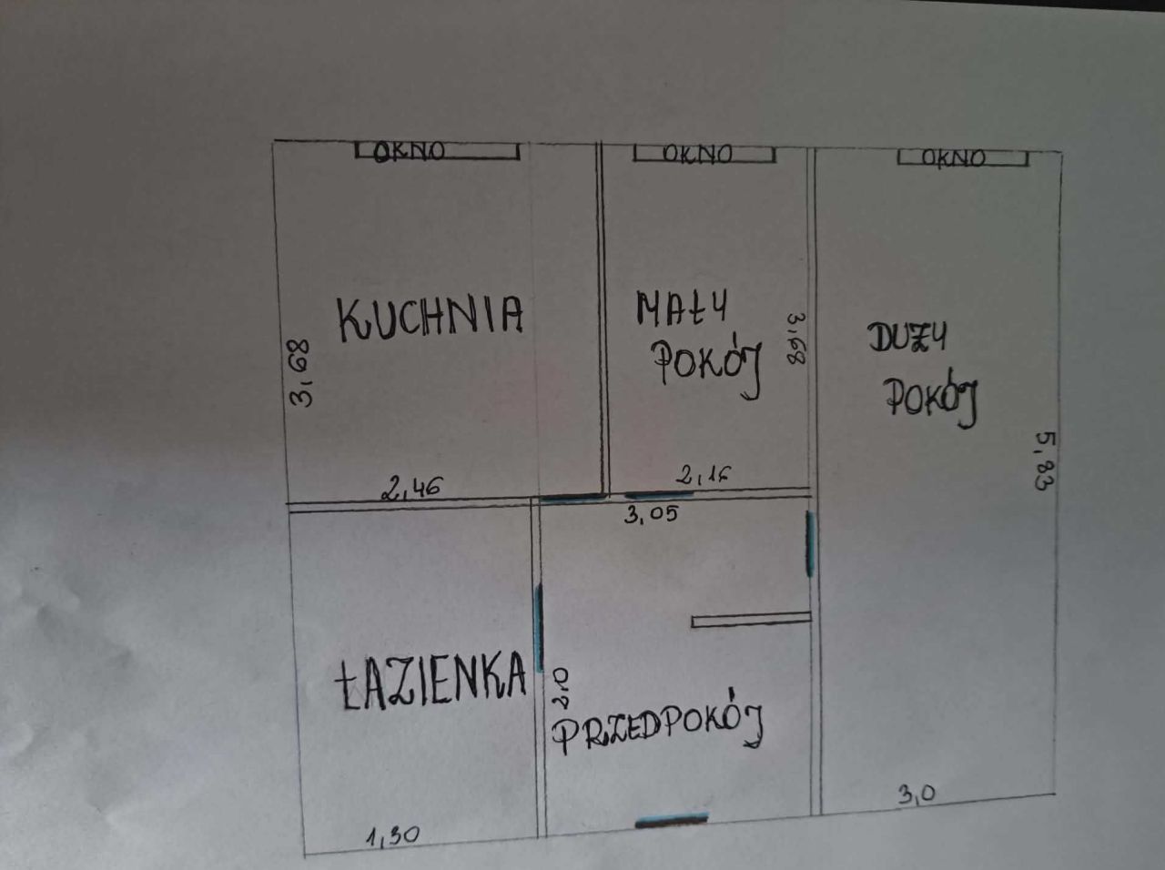 Mieszkanie 2-pokojowe Paczyna. Zdjęcie 6