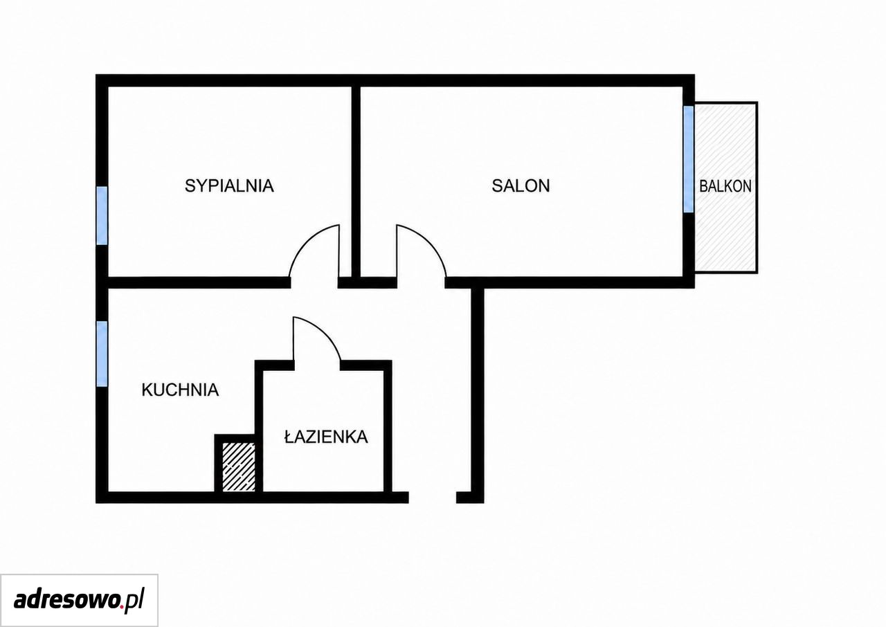 Mieszkanie 2-pokojowe Gdańsk Przymorze, ul. Jagiellońska. Zdjęcie 11