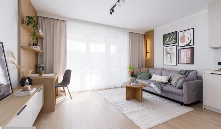 Mieszkanie 2-pokojowe Olsztyn, ul. Poprzeczna