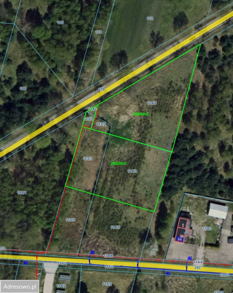 Działka budowlana Młoszów. Zdjęcie 3