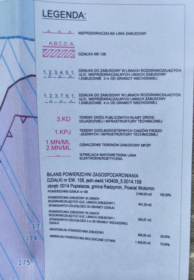 Działka budowlana Nowe Załubice Popielarze. Zdjęcie 5