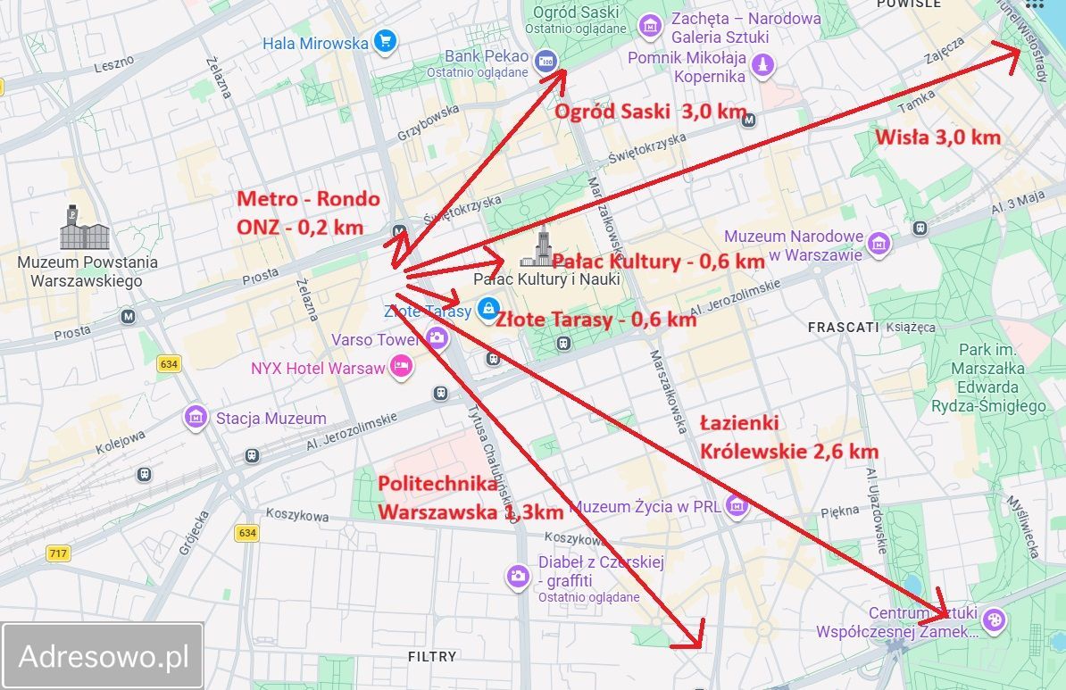 Mieszkanie 3-pokojowe Warszawa Śródmieście, ul. Sienna. Zdjęcie 22