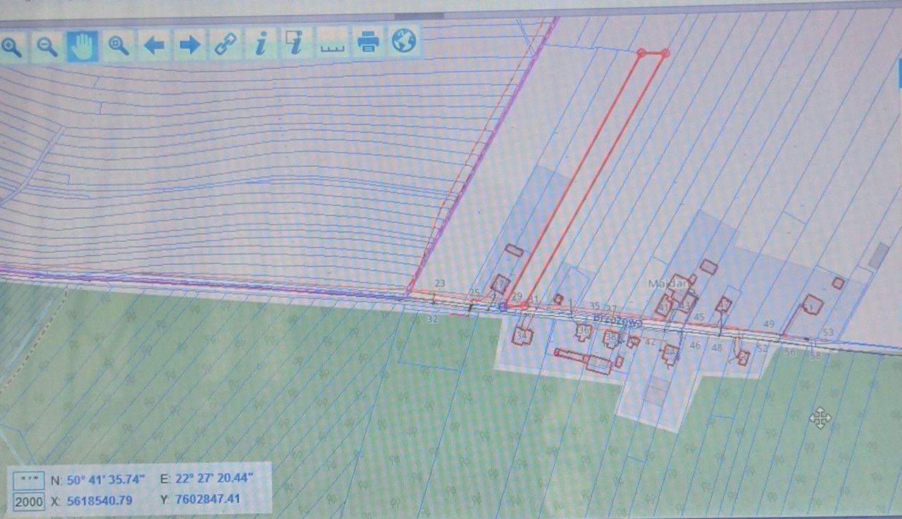 Działka rolno-budowlana Janów Lubelski Przyborowie, ul. Brzozowa. Zdjęcie 2