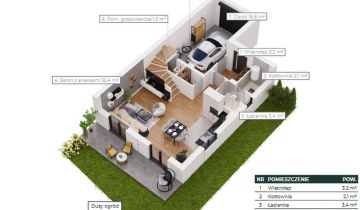 bliźniak, 5 pokoi Łazy