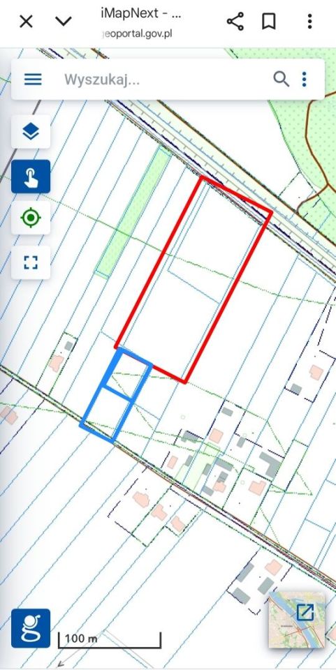 Działka rolno-budowlana Łęka. Zdjęcie 2