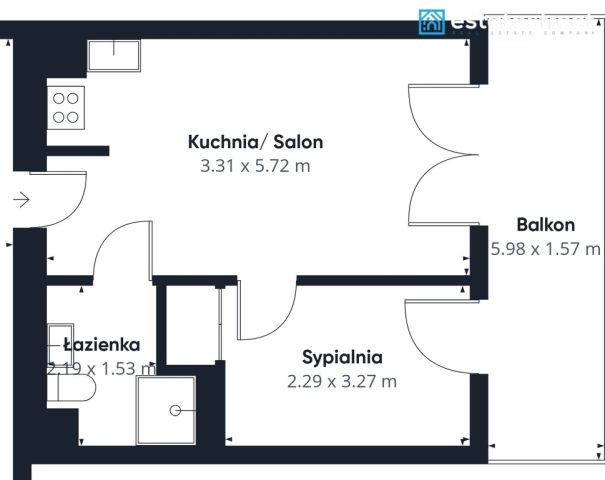 Mieszkanie 2-pokojowe Katowice Dolina Trzech Stawów, ul. gen. Kazimierza Pułaskiego. Zdjęcie 20