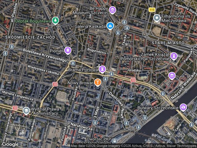 Mieszkanie 3-pokojowe Szczecin Centrum, pl. Brama Portowa. Zdjęcie 1