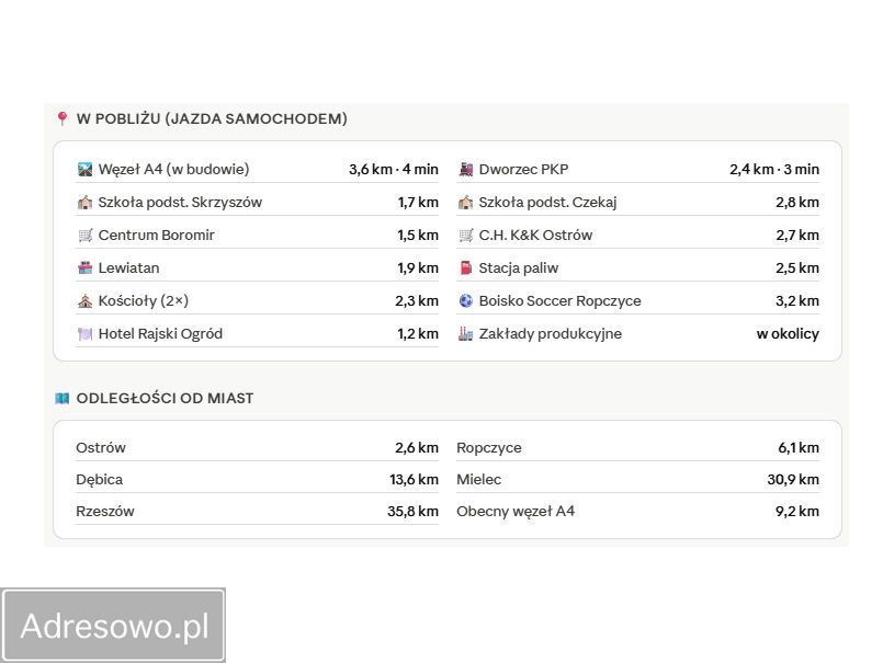 Działka budowlana Skrzyszów. Zdjęcie 3