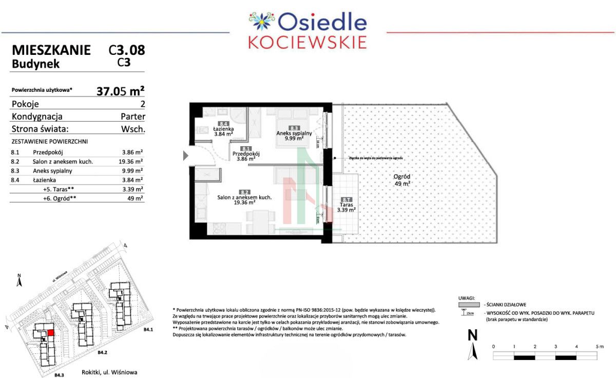 Mieszkanie 2-pokojowe Rokitki. Zdjęcie 18