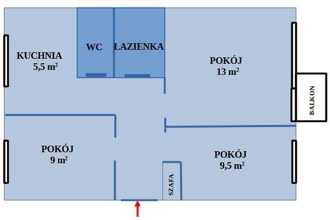 Mieszkanie 3-pokojowe Opole Lubelskie, ul. Puławska