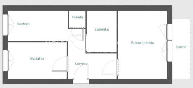 Mieszkanie 2-pokojowe Aleksandrów Łódzki, ul. gen. Władysława Sikorskiego. Zdjęcie 12