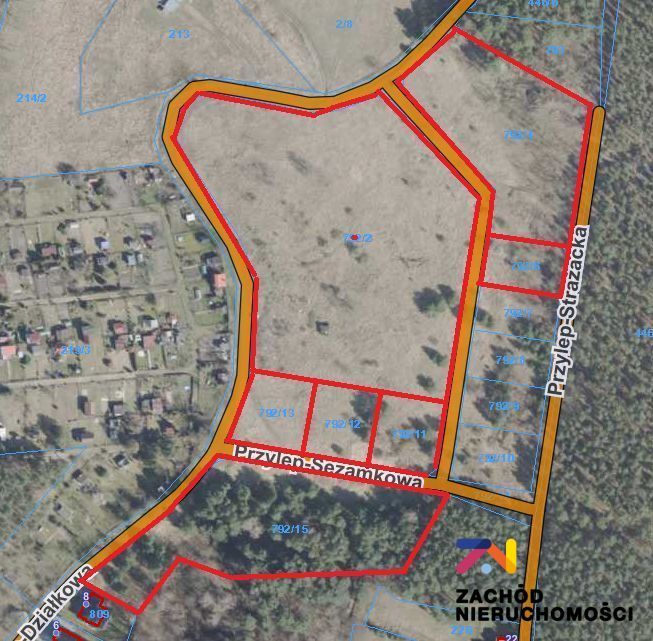 Działka budowlana Zielona Góra Przylep. Zdjęcie 2