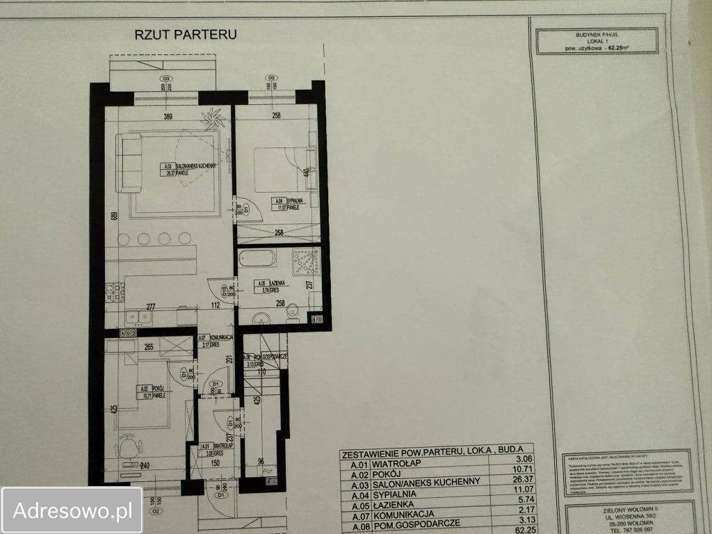 Mieszkanie 3-pokojowe Wołomin, ul. Geodetów. Zdjęcie 19